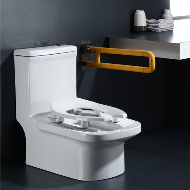 吉美新款蹲坐两用马桶一体式可蹲可坐座便器双用蹲坑便器虹吸式二合一
