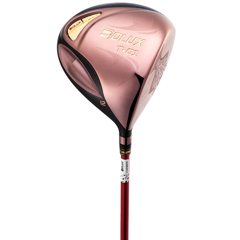 bolux博勒克斯 高尔夫球杆女士一号木 钛合金防右曲发球木杆 12度l