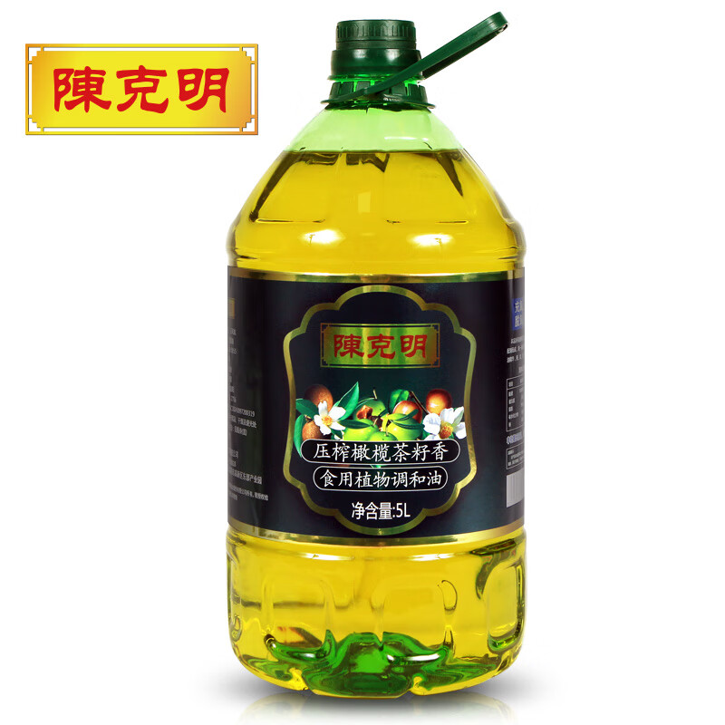 陈克明陈克明5l橄榄茶籽香调和油家用食堂餐饮用油