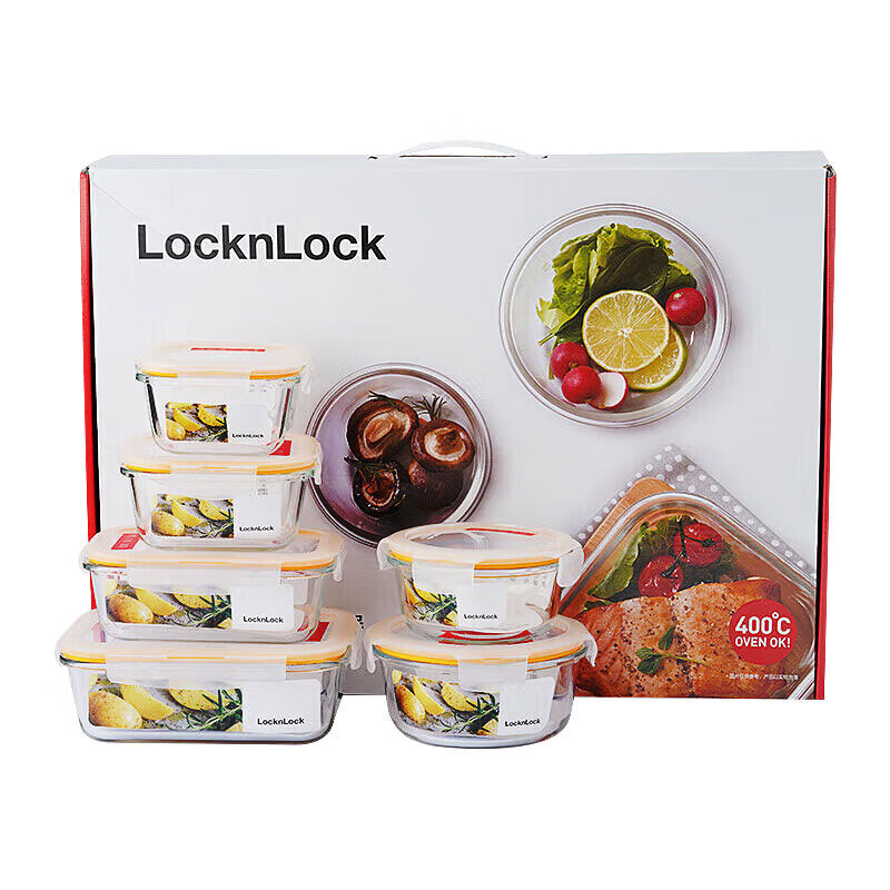乐扣乐扣（LOCK&LOCK）保鲜盒 微波炉饭盒耐热玻璃便当盒6件套  LLG445S914使用感如何?