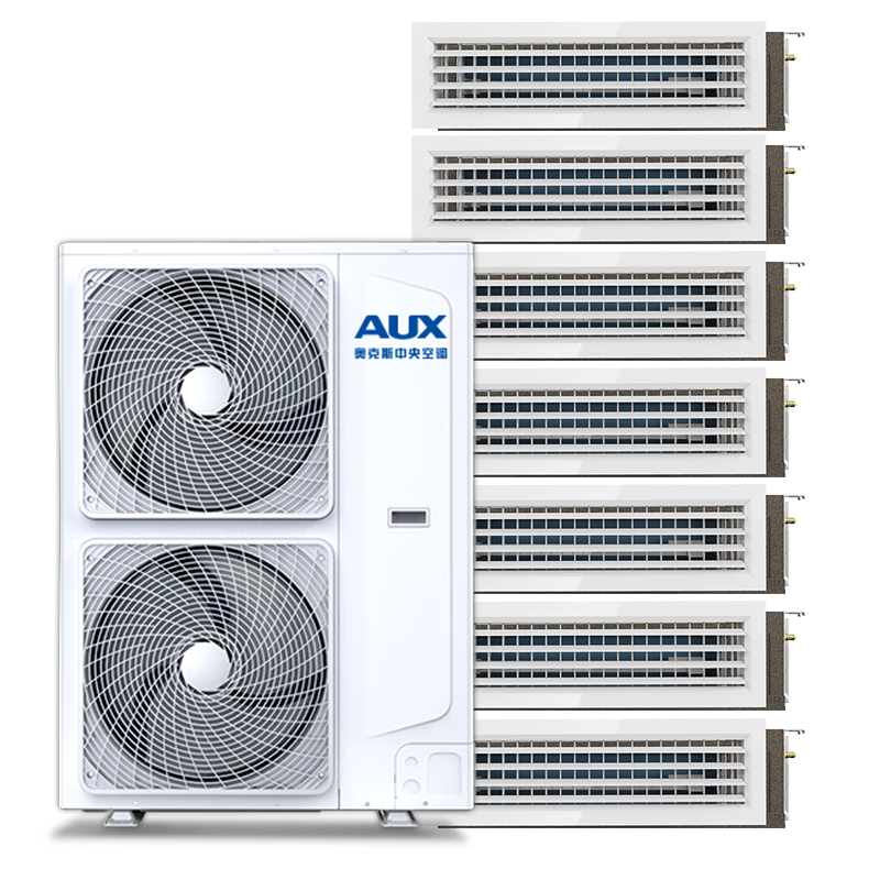 奥克斯（AUX）中央空调8匹一拖七风管机 家用多联机 全直流变频能效包安装嵌入式空调DLR-224W5/DCJ1S-JM