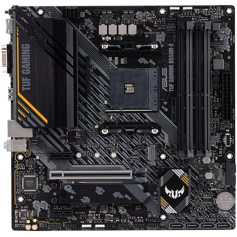 华硕（ASUS）TUF GAMING B550M-E主板 支持 CPU 5600X/5800X/5600G/5700G（AMD B550/socket AM4）