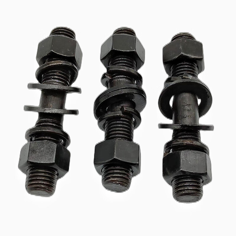 澜世 10.9级双头螺栓螺母垫片套装GB901螺柱螺杆丝杆M6-M16 M14*50/5套