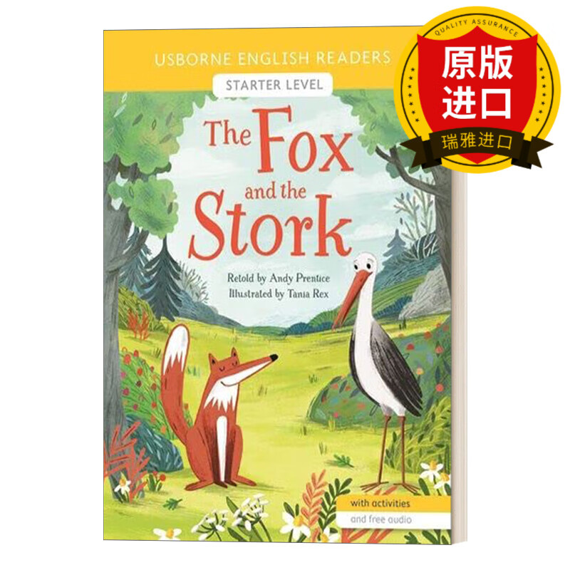 狐狸和鹳 english readers starter level 1 the fox and the stork