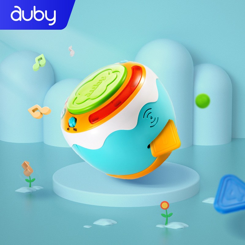 澳贝（auby）益智玩具音乐拍拍鼓1-3岁儿童早教手拍鼓礼物生日礼物