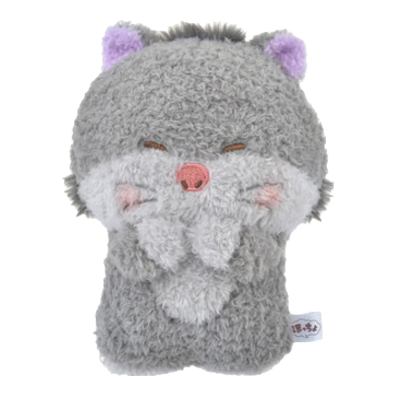 迪士尼（Disney）捧脸眯眯眼傻子猫鲁斯佛路西法毛绒公仔玩偶S号圣诞礼物送女友