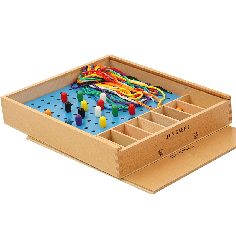 北巧 蒙氏早教恩物福禄贝尔gabe教具儿童福氏gabe幼儿木质玩具0