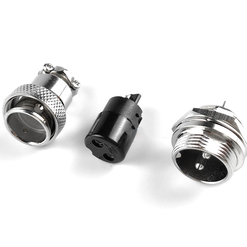 领头雁 gx16航空插头插座2芯3芯4芯5芯6芯7芯8芯9芯10芯16mm开孔 16m