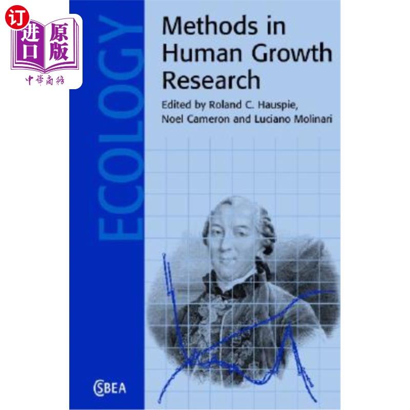 海外直订methods in human growth research 人类生长研究方法