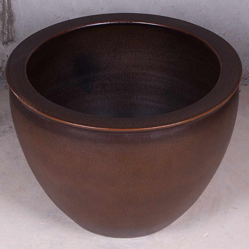 红得发紫景德镇中式陶瓷鱼缸庭院大号水缸室外1米大荷花睡莲缸别墅缸