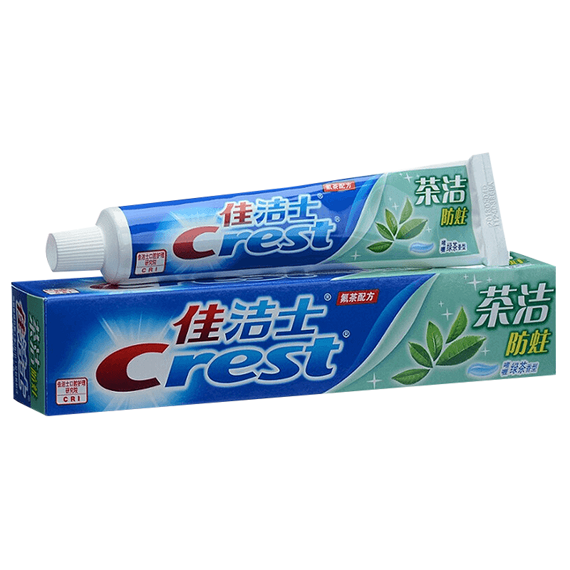 Crest 佳洁士 茶洁防蛀牙膏 啫喱绿茶香型 140g