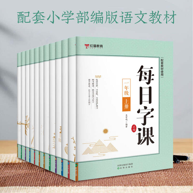 每日字课字帖二一年级四三年级五六年级上册下册练字帖小学语文同步字帖小学生专用练字本每日一练正楷体入门赠随堂练习人教版 每日字课·一年级下册