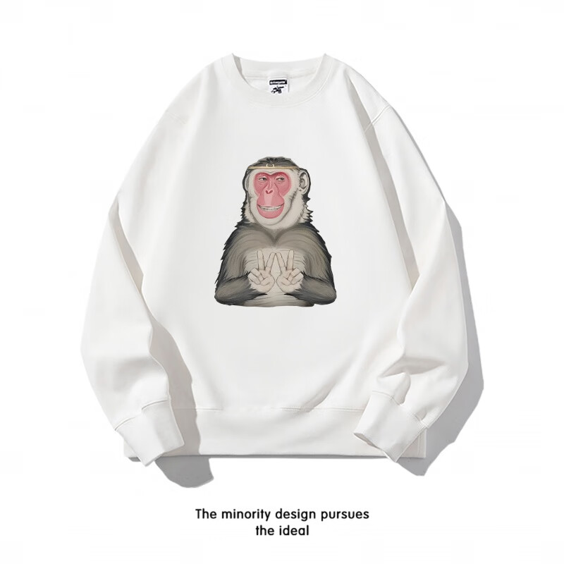 白色-春秋款-剪刀手悟空 m