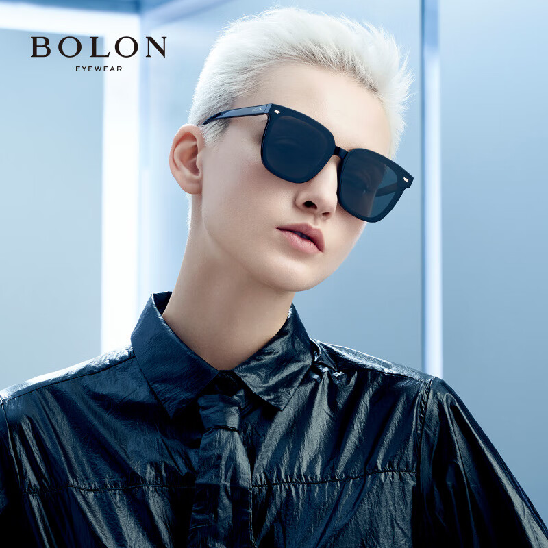 暴龙（BOLON）眼镜王俊凯同款偏光防紫外线太阳镜男女开车墨镜潮礼物 BL3027C10