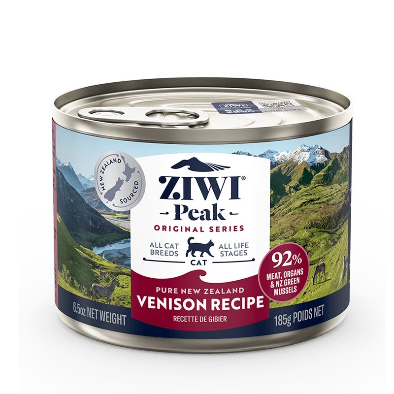 ZiwiPeak滋益红肉猫罐头185g*1罐主食零食全猫通用