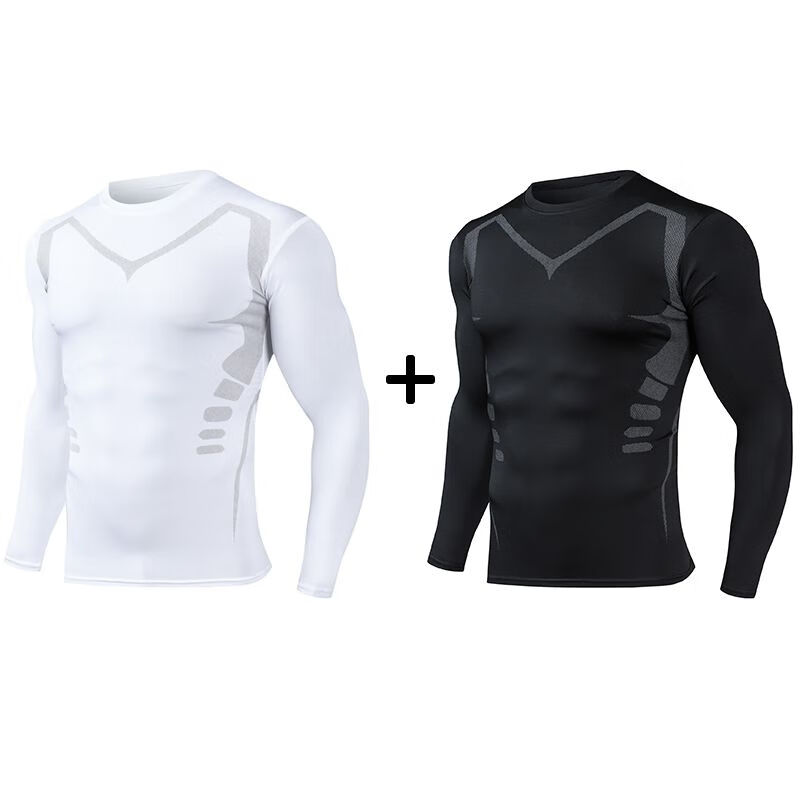 铭汇通排汗衫骑行男速干高弹紧身衣衣服跑步训练无袖坎肩吸汗t恤 科幻