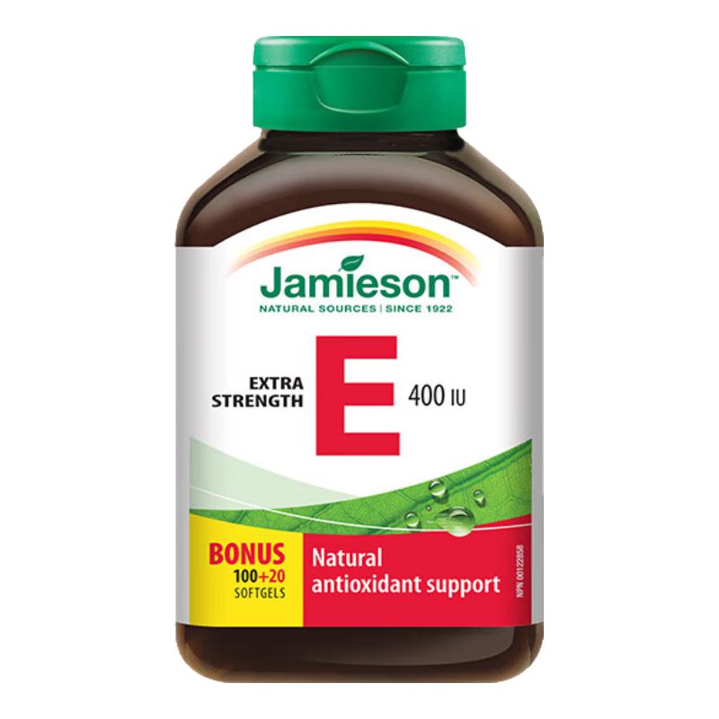 ��������Jamieson���ߺ���ά����E400IU 120��/ƿԴ�����ʴ󶹾�����ȡ�������ɻ�