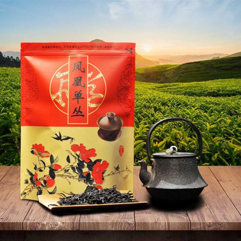 酒滋农 凤凰乌岽单丛名茶蜜兰香潮州浓香型单枞茶叶铁盒罐装礼盒500g