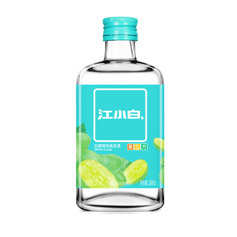 江小白 15度白葡萄风味高粱酒 168ml单瓶