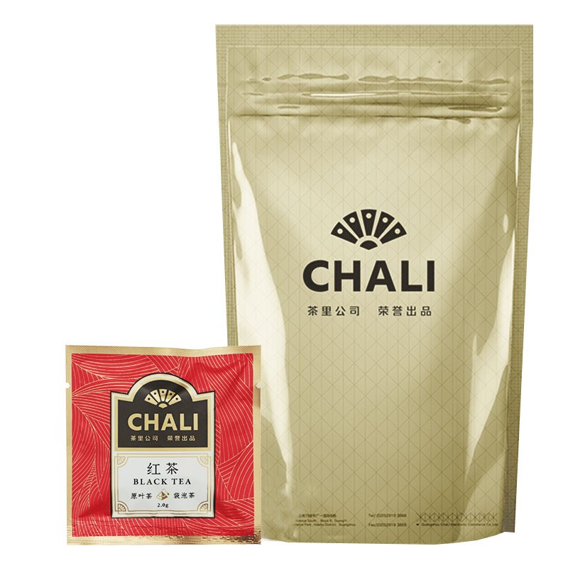 chali茶里 精选红茶2g*100袋独立小包装 经典红茶袋泡茶叶包 高档餐厅
