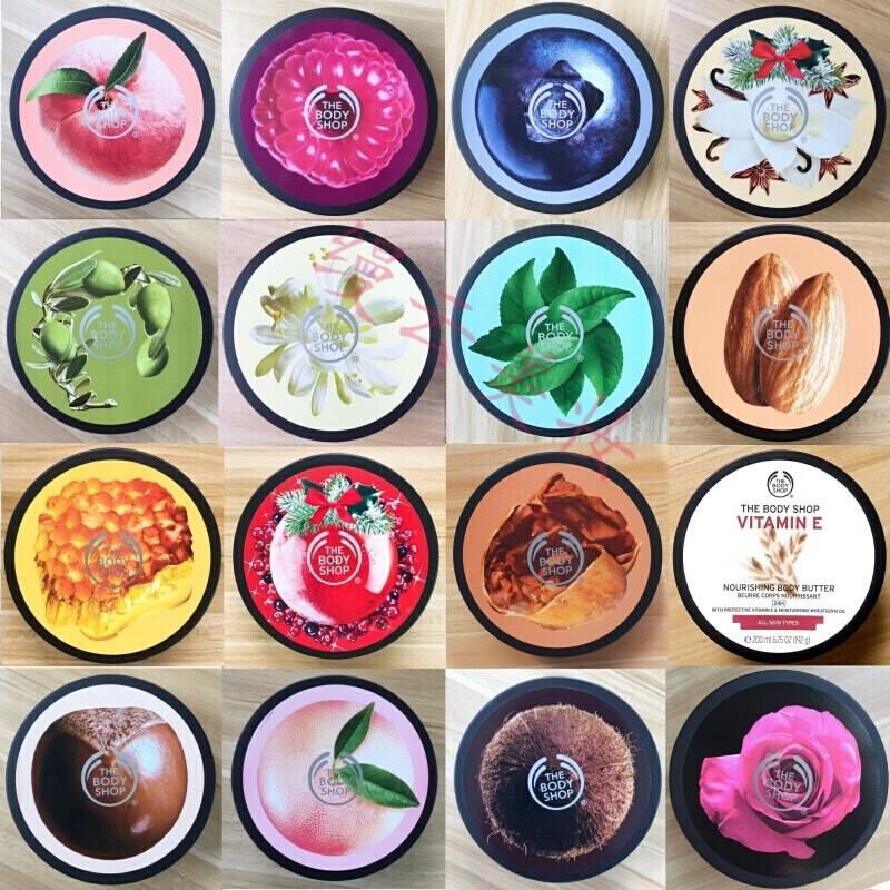 英国the body shop身体乳tbs身体霜 身体黄油 保湿滋润 200ml 全都是