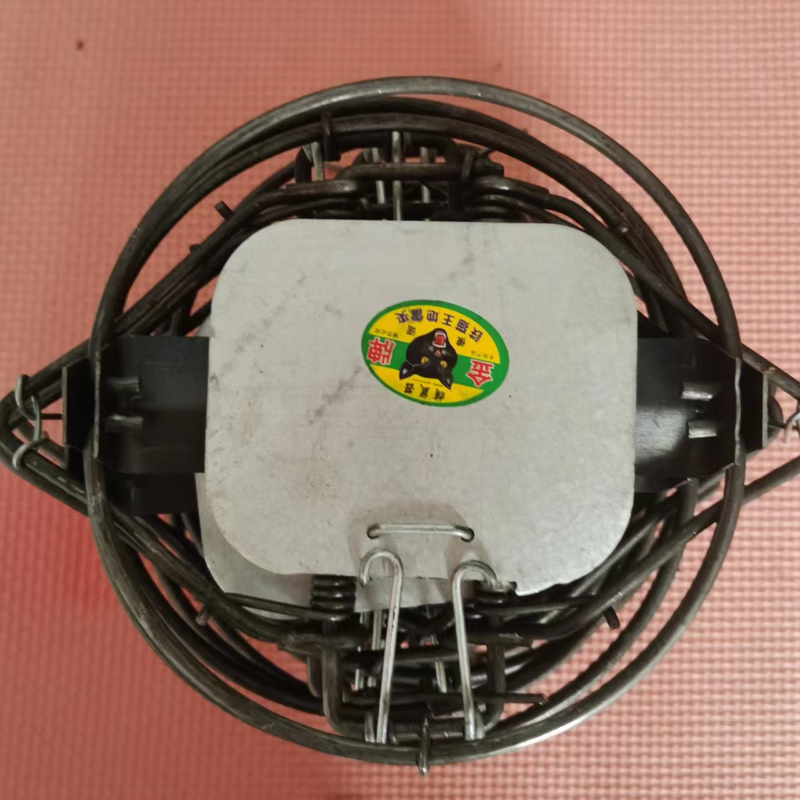 新款老鼠夹老式圆形老鼠夹子灭鼠器老鼠夹子 13厘米双板5个送刚丝锁扣