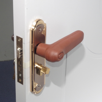 花乐集硅胶门把手保护套防撞 门把保护套 门把套 加粗款棕色