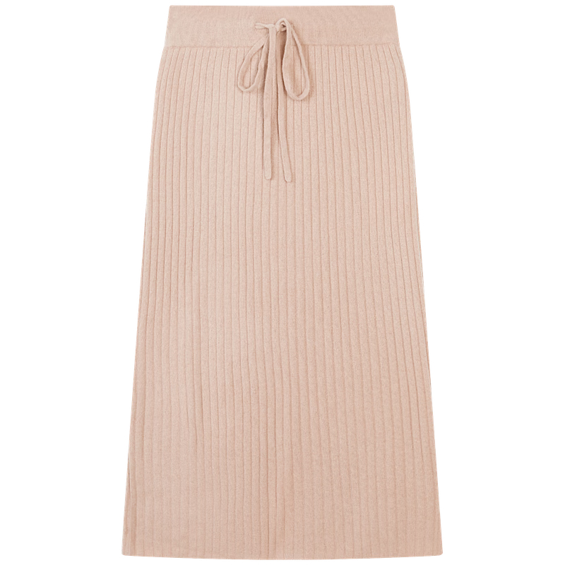 BLUE ERDOS100%ɽ���ް���ȹŮͨ�ں󿪲�ϵ���ɽ���������֯��ȹ �Ű�ɳɫ 155/60A/XS