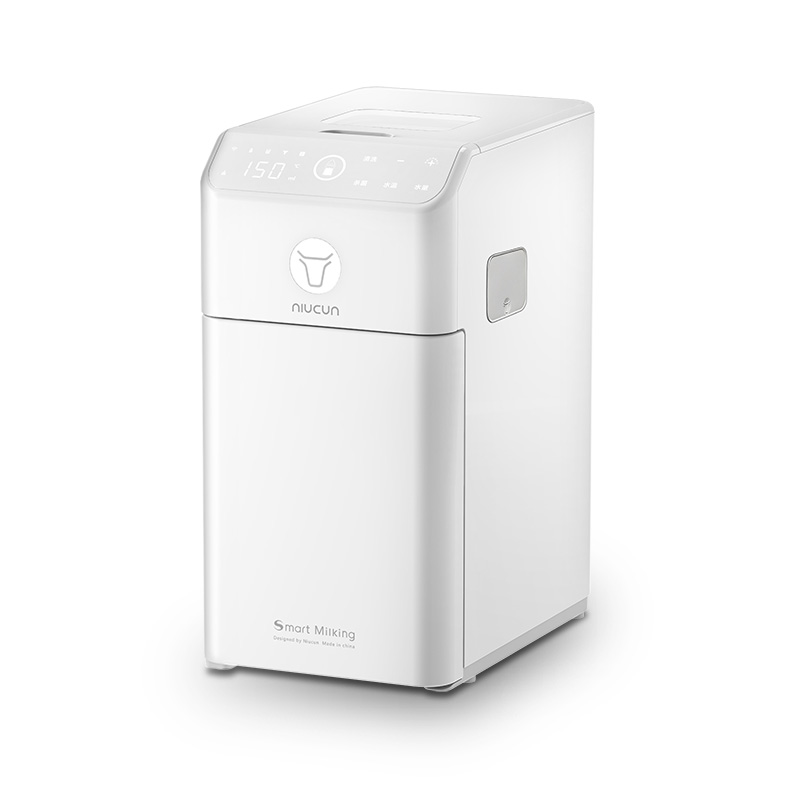 牛村智能冲奶全自动婴儿调奶器一键冲奶粉机泡奶机夜奶神器兑奶器充奶 双水路版 1.8L 珍珠白