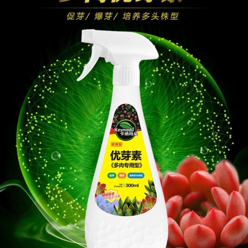 乐沃兴多肉专用优芽素爆侧芽促芽爆芽培育叶插苗老桩多 1瓶-优芽素