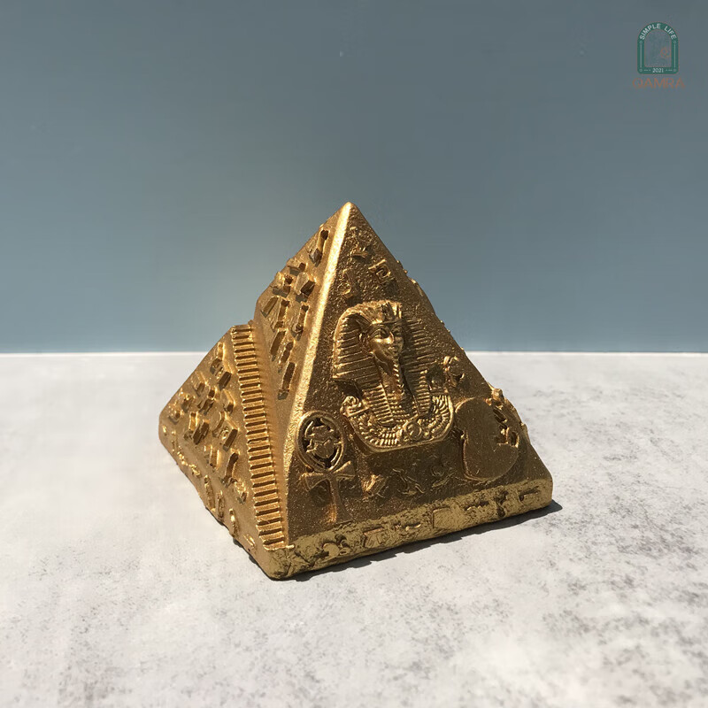 神至金字塔能量发生器 模型摆件新款埃及复古sn4873 符号金字塔-玫瑰
