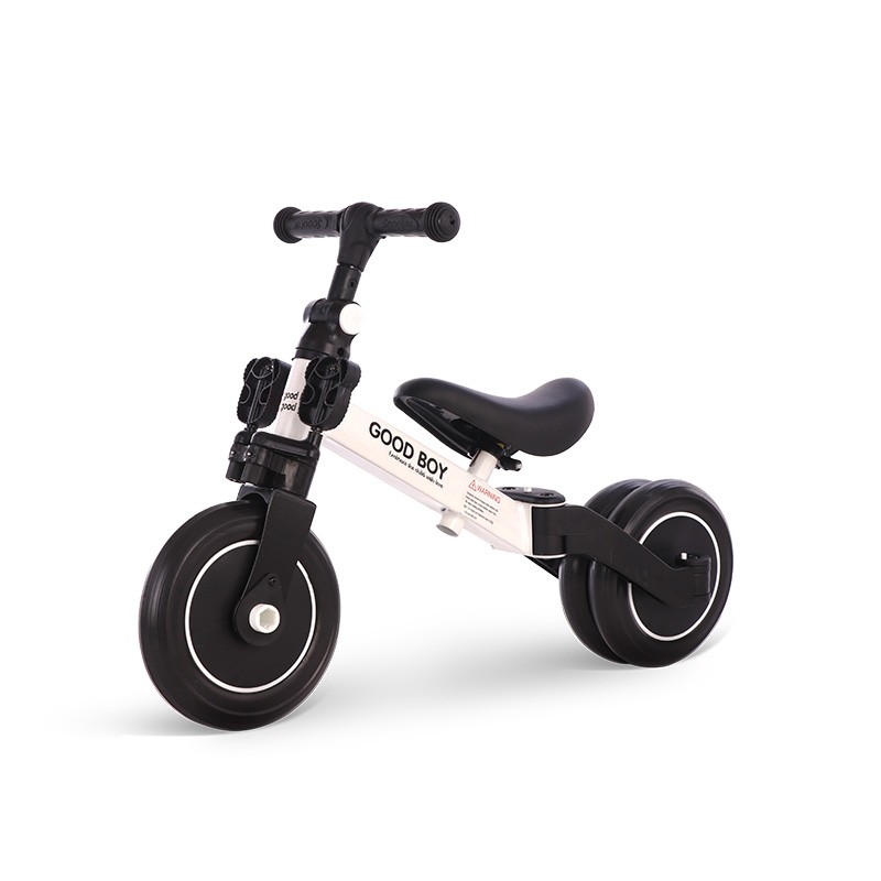 米迪象多功能平衡车三轮车三合一滑步车学步车一车多用可变形三轮
