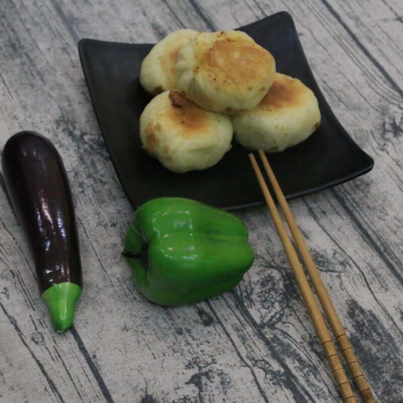 湖北特产天门煮包子水煎包锅贴莲藕馅猪肉馅特色小吃早点 猪肉馅12个