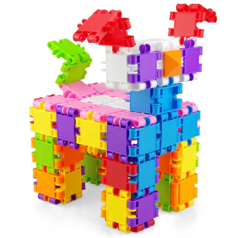 教玩世家儿童小嘟嘟积木玩具游戏拼装塑料礼物开发儿童宝宝积木拼搭