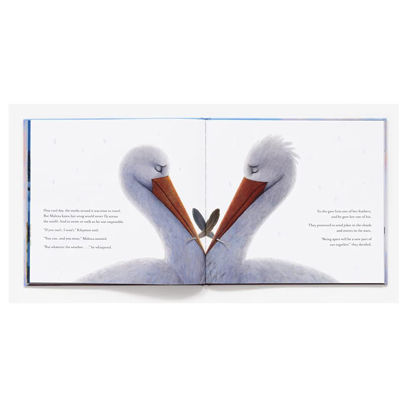 【现货】春日再聚 feathers together 英文原版进口儿童绘本故事书