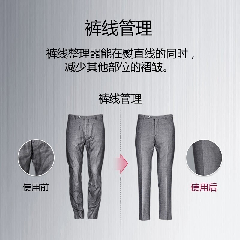 LG衣物护理机私家干洗机家用智能蒸汽除菌 热泵干衣机烘干机韩国进口衣服护理嵌入消毒柜镜面款 5件衣服+1条裤子 S5MB