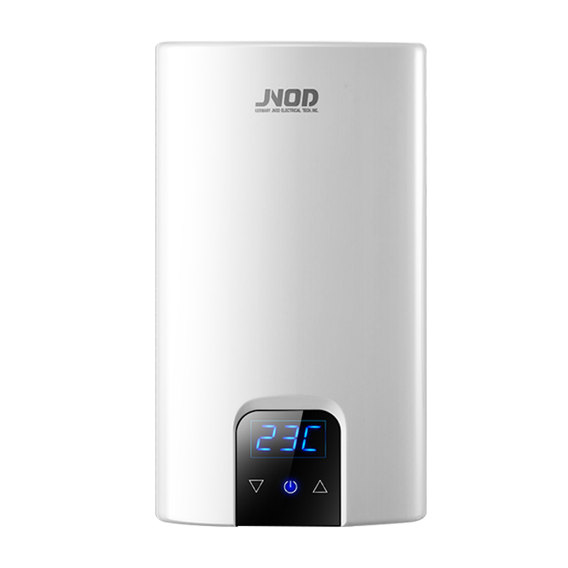 基诺德（JNOD） 【德国品牌】即热式电热水器 快速直热变频恒温 家用小型扁桶过水热出租房淋浴洗澡 【智能恒温】欧式象牙白（上门安装） 6000W