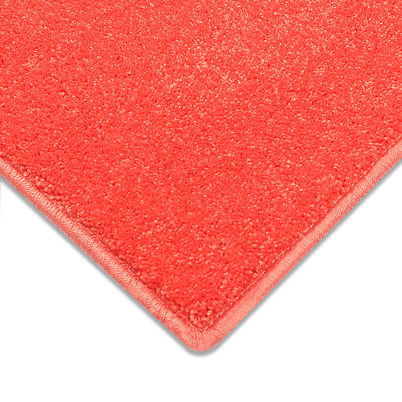 漂傲山花地毯山花地毯客厅满铺茶几垫纯色定制地毯现代简 活珊瑚 1600