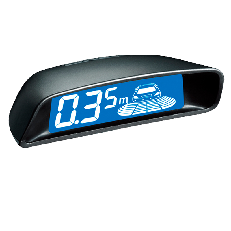 铁将军汽车倒车雷达后置4探头真人语音报警器蜂鸣可切换系统 蓝屏/032大理石灰色