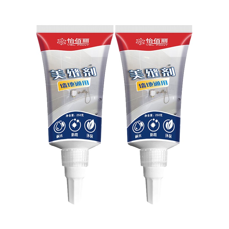 瓷砖水性美缝剂 防水填缝剂 地砖墙砖墙角勾缝剂 马桶封边 闪亮银250