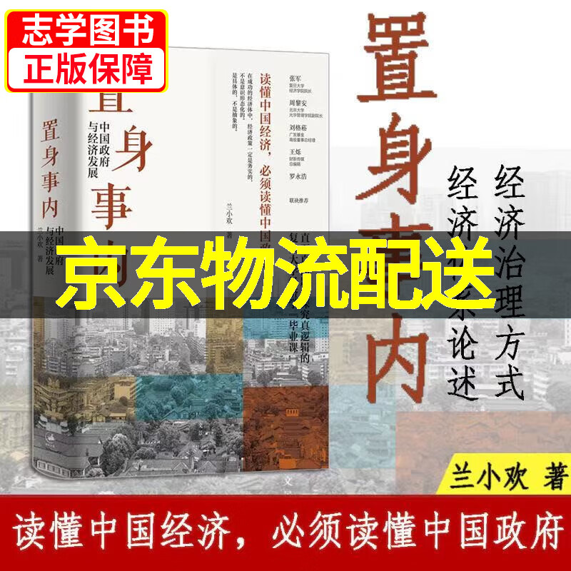 【京东配送正版】置身事内 中国政府与经济发展 管理书籍金融投资 置身室内兰小欢 中国发展现实的把握 经济学理论 置身事内：中国政府与经济发展