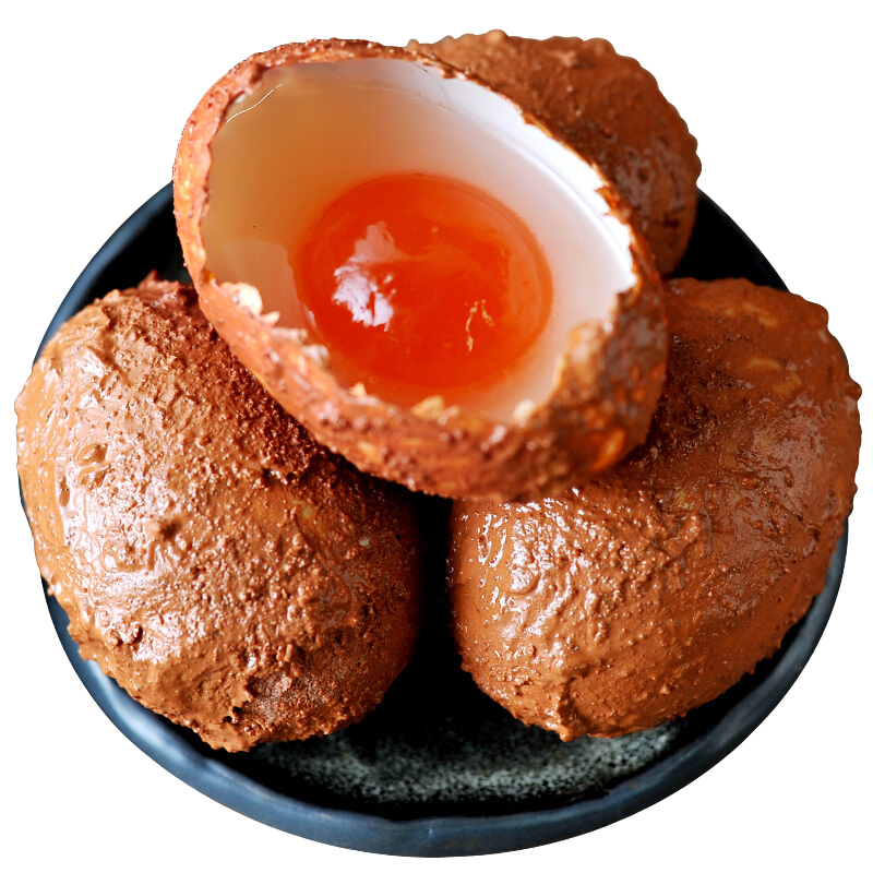 银盏皇20枚新鲜黄泥腌制生咸鸭蛋红心流油味香咸蛋黄酥粽子馅料烘焙原料 大号咸鸭蛋（20只)