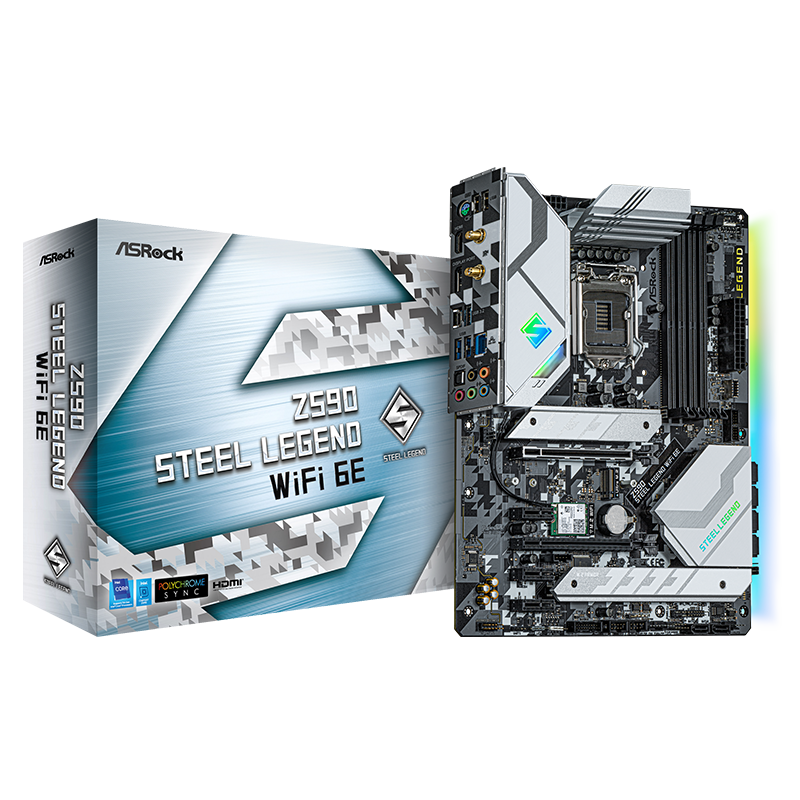 华擎（ASRock）Z590SteelLegendWiFi6E钢铁传奇主板：价格走势稳定·高性能低价|主板历史价格曲线