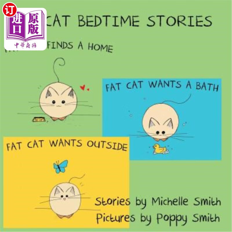 海外直订fat cat bedtime stories: settle in and follow the