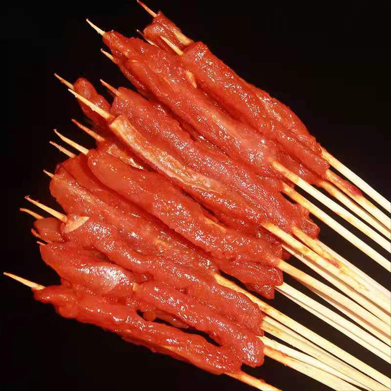 fghgf【顺丰速运】牛肉风味手把串300串牛肉小串夺命小串烧烤串铁板串