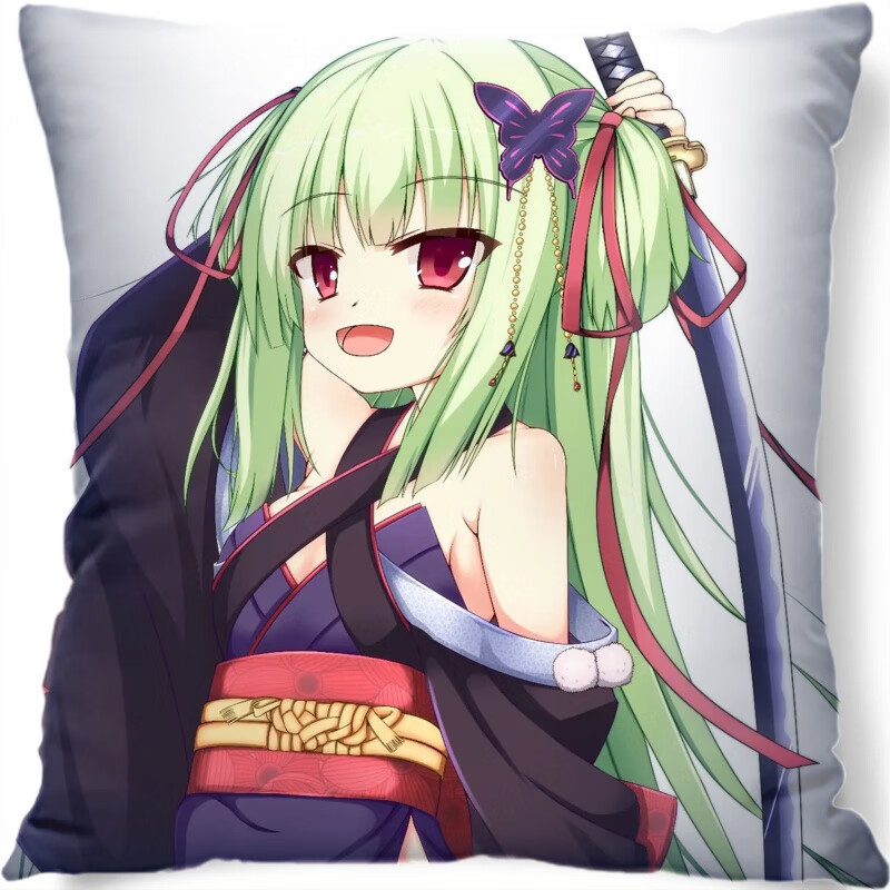 千恋万花抱枕 周边丛雨抱枕二次元动漫美少女游戏靠垫枕睡觉枕头男