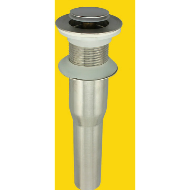 哲弘地洗手盆 台盆下水头 面盆不锈钢下水 脸盆弹跳下水器 翻版带溢