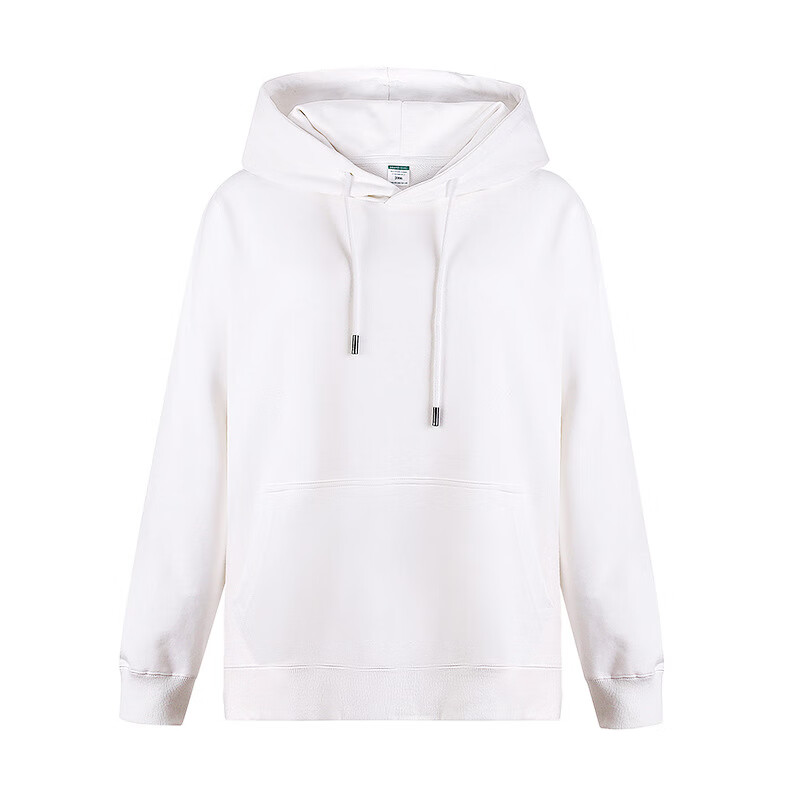 ny&hx新款春季潮流宽松连帽男士重磅卫衣长袖男女通穿款街拍外套 白色