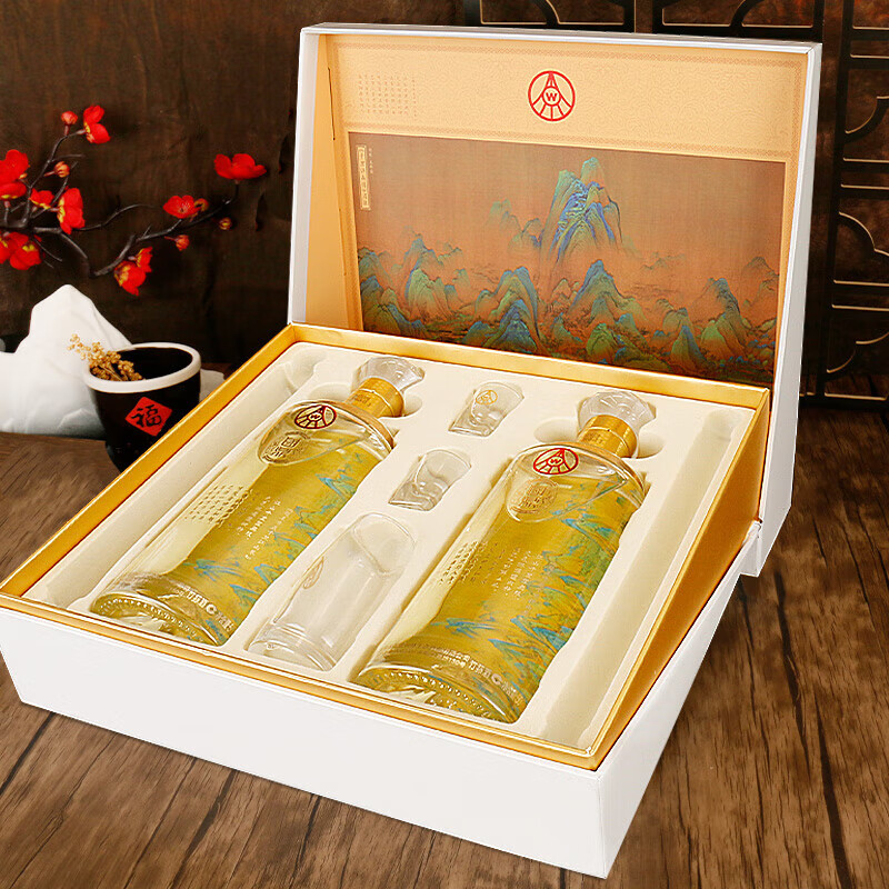 Һ˱Һ̬ǧｭɽͼ52500mlƾ2ƿװ 52 500mL 2ƿ װ