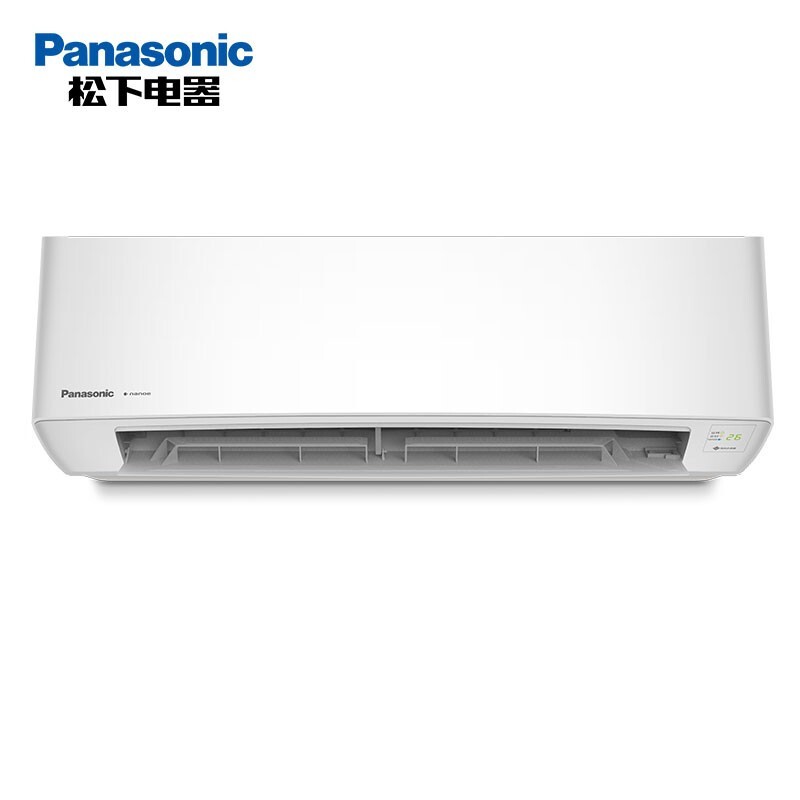 松下新二级能效变频强速冷暖挂壁式节能家用柔湿制冷抽湿挂机空调智清洁nanoe纳诺怡除菌净化空气去异味 旧一级新二级能效 1.5匹 E13NKQ20 EN2系列